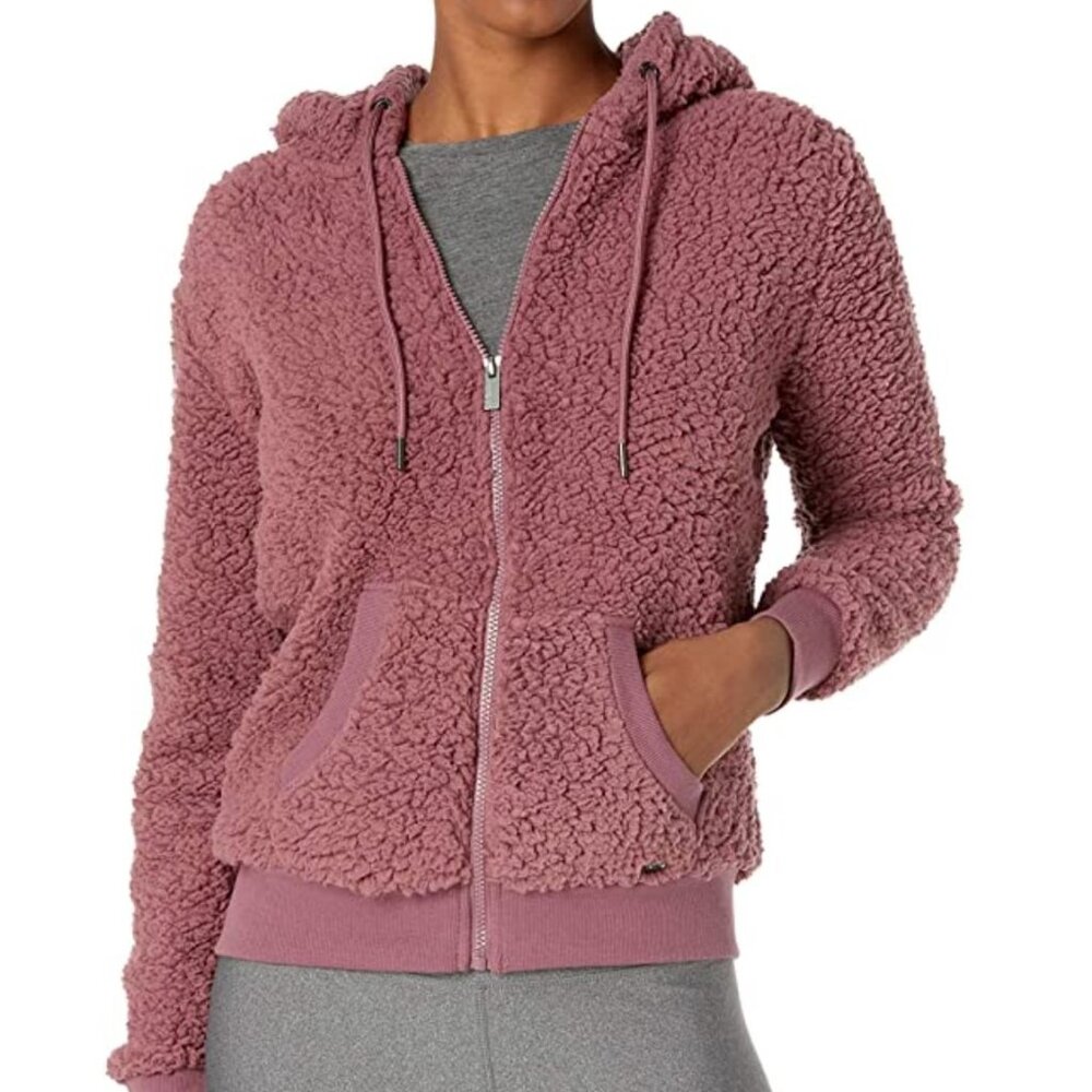 Marc New York Fleece Zip Jacket (Large, Pink) - Picture 1 of 2